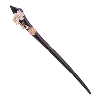 凤凰涅磐 桃花黑檀木发簪