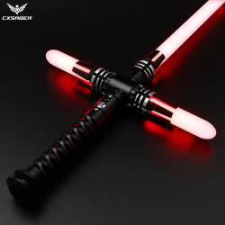 省700元 Cxsaber益智玩具 Cxsaber 星球大战光剑凯洛伦激光剑全金属手柄十字剑红网光剑变装生日礼物多少钱 什么值得买