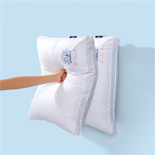 SOMERELLE 安睡宝 瑞士卷松软蛋糕枕-印花款（一只装） 白色