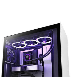 NZXT 恩杰 H7 ATX机箱 侧透 黑白