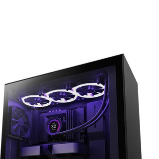 NZXT 恩杰 H7 ATX机箱 侧透 黑色