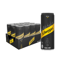 Schweppes 怡泉 可口可乐（Coca-Cola）怡泉 Schweppes 无糖零卡苏打水 汽水饮料 330ml*12罐