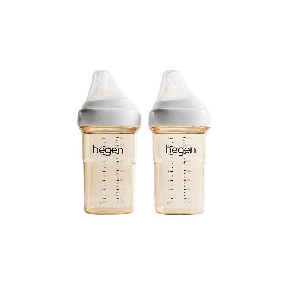海格恩奶瓶新生儿奶瓶婴儿奶瓶防胀气PPSU双支装原装进口 240ml *2