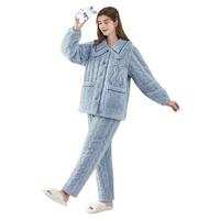 FENTENG 芬腾 女士家居服套装 J98351128 冰兰 M