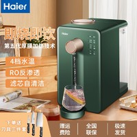 Haier 海尔 家用加热净水器直饮机即热式饮水机RO反渗透净饮一体机智饮机