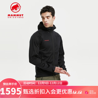 MAMMUT 猛犸象 Clion Advanced 男子软壳衣 1011-21163 黑色 M