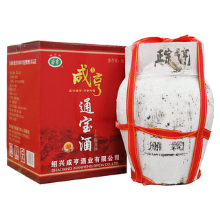 Xianheng 咸亨 绍兴产黄酒 十年陈  通宝酒 半甜型 5L坛装礼盒