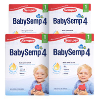 【自营】Semper/森宝瑞典进口婴幼儿奶粉4段(1岁以上)800g*4成长