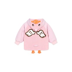 B.Duck Baby系列 宝宝羊羔绒卡通棉服 蜜桃粉