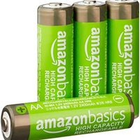 亚马逊倍思 AmazonBasics AA 高容量镍氢可充电电池（2400 mAh），已预充电-4件