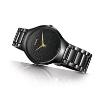 RADO 雷达 瑞士手表设计师限量款高科技陶瓷腕表真薄系列中性石英手表刺之恋 R27009192
