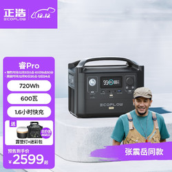 ECOFLOW 睿Pro 快充户外电源 720Wh容量 600W