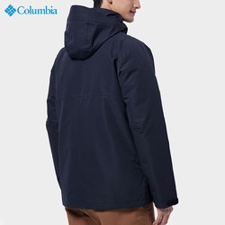 Columbia 哥伦比亚 男户外防水金点800蓬鹅绒三合一冲锋衣WE5602