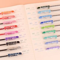 DONG-A 东亚 韩国东亚进口FINETECH0.3mm拔帽式中性笔学生用考试书写签字笔