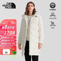 北面 2022秋冬新款TheNorthFace北面羽绒服女款户外防风保暖中长700蓬鹅绒外套7QSR N3N L