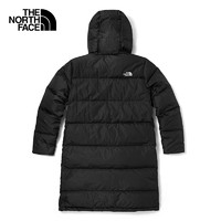 北面 羽绒服女冬季TheNorthFace户外防风保暖中长款鹅绒上衣外套 JK3/黑色 L/165