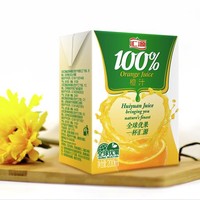 汇源 浓缩100%果汁1L*2盒两联包装饮料橙汁桃汁苹果汁