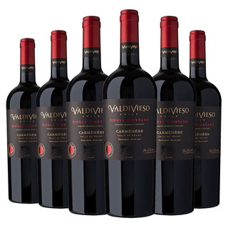Vina Valdivieso 瓦帝维索 酒庄（Vina Valdivieso） 单一园佳美娜 干红葡萄酒 整箱装750mL*6
