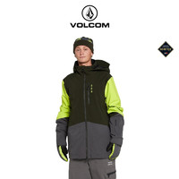 VOLCOM 钻石男装户外硬壳GORE-TEX防水滑雪服2023新款冬季保暖棉服