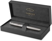 PARKER 派克 Sonnet 钢笔 不锈钢带钯装饰 中号笔尖 礼品盒装