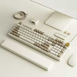 京东京造 JZ990有线机械键盘 99键背光Gasket Pro双系统兼容 元祖灰黄轴机械办公键盘