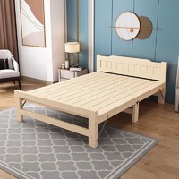 酷林KULIN 酷林（KULIN）折叠床 单人床午睡床双人床实木板床简易床午休床0.8米宽