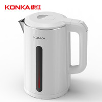 KONKA 康佳 电热水壶 304不锈钢双层防烫1.8L大容量烧水壶电水瓶