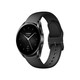 MI 小米 Watch S2 智能手表 42mm 银色不锈钢表壳 黑色硅胶表带（北斗、GPS、血氧）