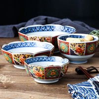 美浓烧 日本进口美浓烧陶瓷碗古伊万里和风餐具日式吃饭汤拉面碗