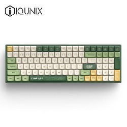 IQUNIX F97露营 机械键盘 三模热插拔客制化键盘 无线蓝牙游戏键盘 铝合金100键电脑键盘 TTC金粉轴RGB版