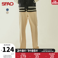 SPAO 男士牛仔裤秋季新款微阔宽松牛仔裤SPTJB38H23