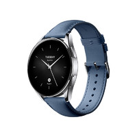 Xiaomi 小米 Watch S2 智能手表 46mm 港湾蓝不锈钢表壳 银色硅胶表带（北斗、GPS、血氧）