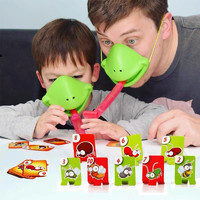 贝可麦拉 青蛙嘴吐舌头吹吹乐儿童玩具桌游变色龙蜥蜴面罩亲子游戏道具礼物