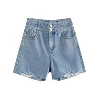 ZIQIAO 自巧 女士牛仔短裤 22ZQ2122