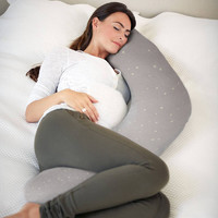 puraspace 夹腿枕孕妇枕头护腰侧睡多功能睡眠枕抱枕144*30CM