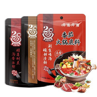 有券的上：呷哺呷哺 火锅底料 牛油/番茄/菌汤 150g*3袋