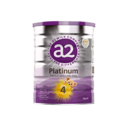 a2 艾尔 紫白金版婴儿配方奶粉含天然A2蛋白质 900g/罐 新西兰原装进口 4段