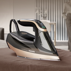 philips飞利浦dst804188电熨斗黑金色