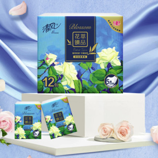 Breeze 清风 花萃臻品 手帕纸 5层*6张*12包 花香