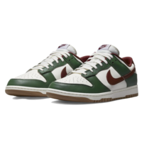 NIKE 耐克 Dunk Low Retro 男子运动板鞋 FB7160-161 帆白/队红/白色/帆白/暗浮木棕/峡谷绿 42.5