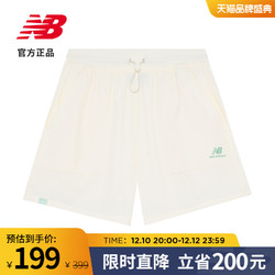 new balance 女子运动短裤 5VC2U242-WT 白色 XS