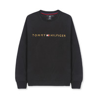 TOMMY HILFIGER Tommy 男士胸前字母logo圆领卫衣 09T3896