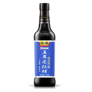 恒顺 手工古法酿造 山西五年老陈醋 (总酸≥6.0g/100ml）中华 500ml