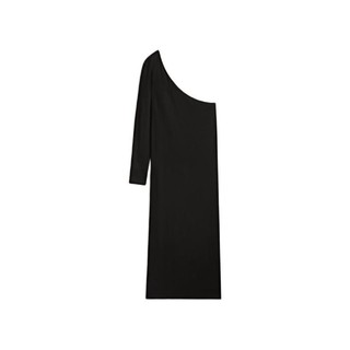 Massimo Dutti 女士长款连衣裙 6631906 黑色 L