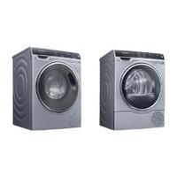 SIEMENS 西门子 iQ500系列 WG54C3B8HW+WT47U6H80W 热泵式洗烘套装 银色