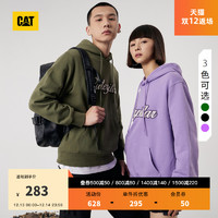 CAT 卡特彼勒 卡特22冬新款男女同款户外休闲时尚棉质连帽卫衣套衫