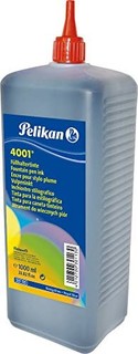 Pelikan 百利金 4001 非碳素钢笔墨水 1000ml 宝蓝色