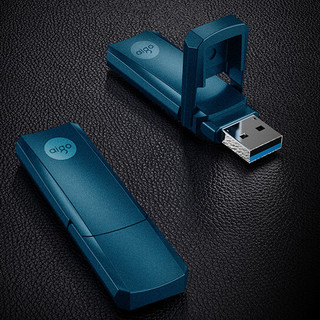 aigo 爱国者 U396 USB 3.2 固态U盘 黑色 256GB USB-A