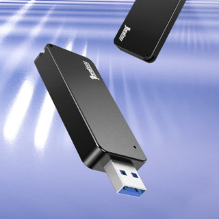 COOL-FISH US3 标准版 USB 3.2 固态U盘 黑色 512GB USB-A