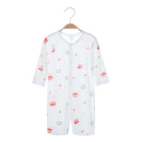 AIYINGBEIBI 爱婴贝比 BE133 婴儿长袖连体衣 粉色星空 80码